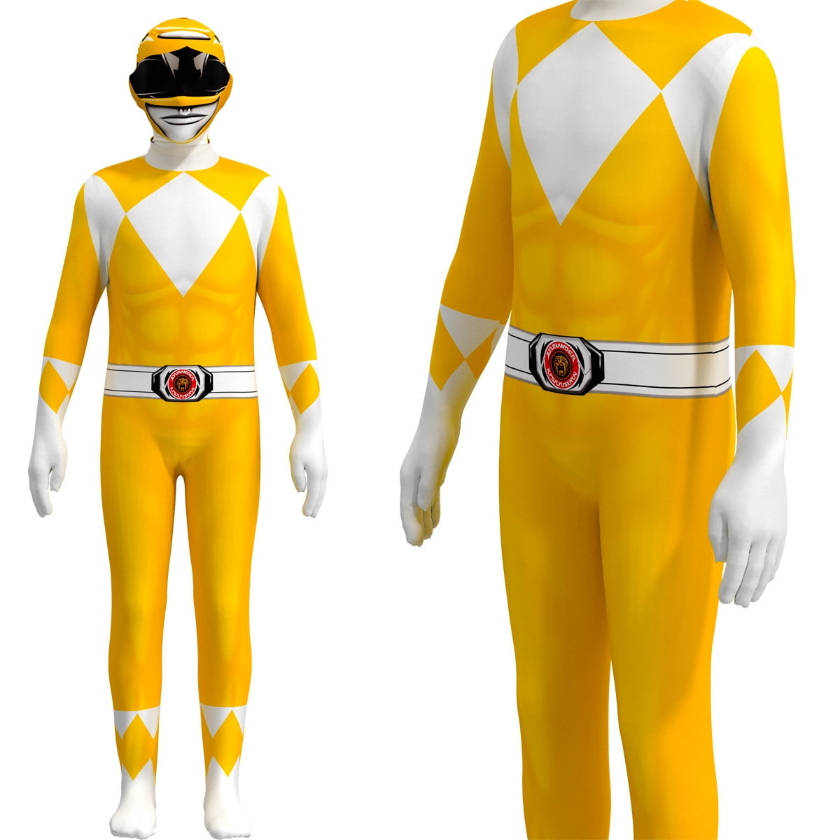 Boy's Deluxe Power Rangers Dino Gold Ranger Costume - Small | Halloween  Express