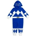 thumbnail image 1 of Power Rangers Cotton and Polyester Boys Zip Up Baby Bodysuits & One-Pieces, Blue, 3T, 1 of 5