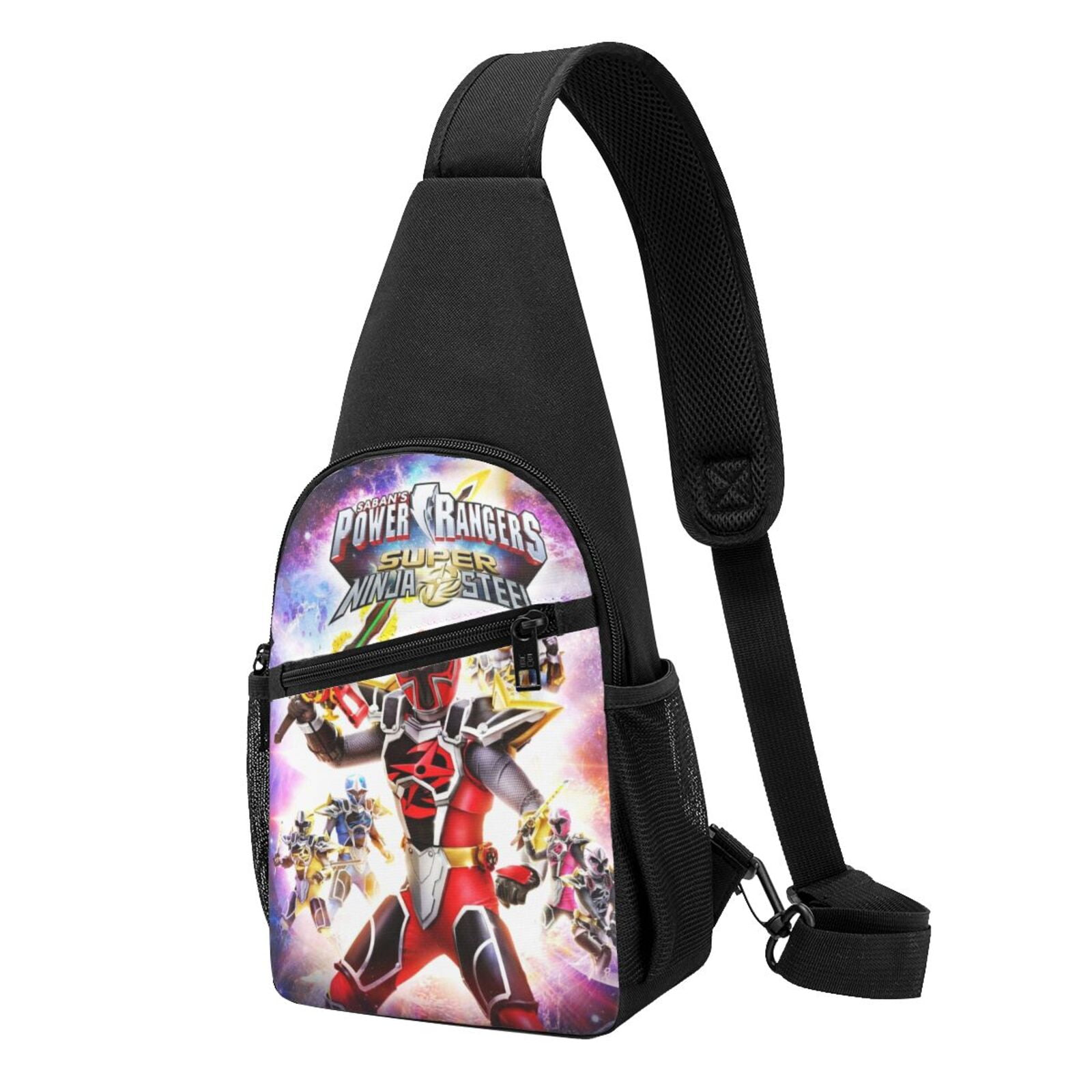 Power Rangers Crossbody Backpack Sling Bag for Men Women One Shoulder ...