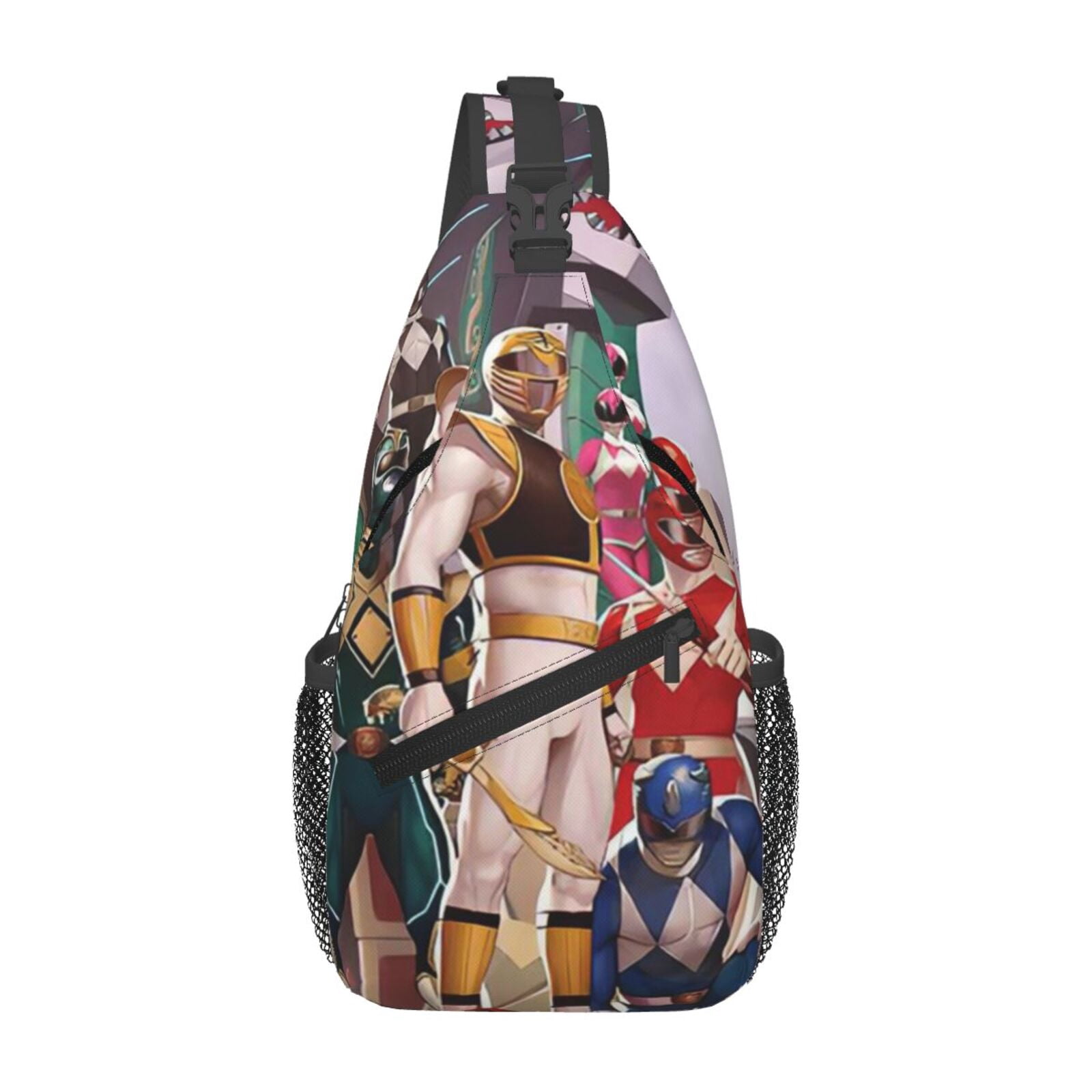 Power Rangers Crossbody Bag Casual Sling Backpack Chest Bag ...