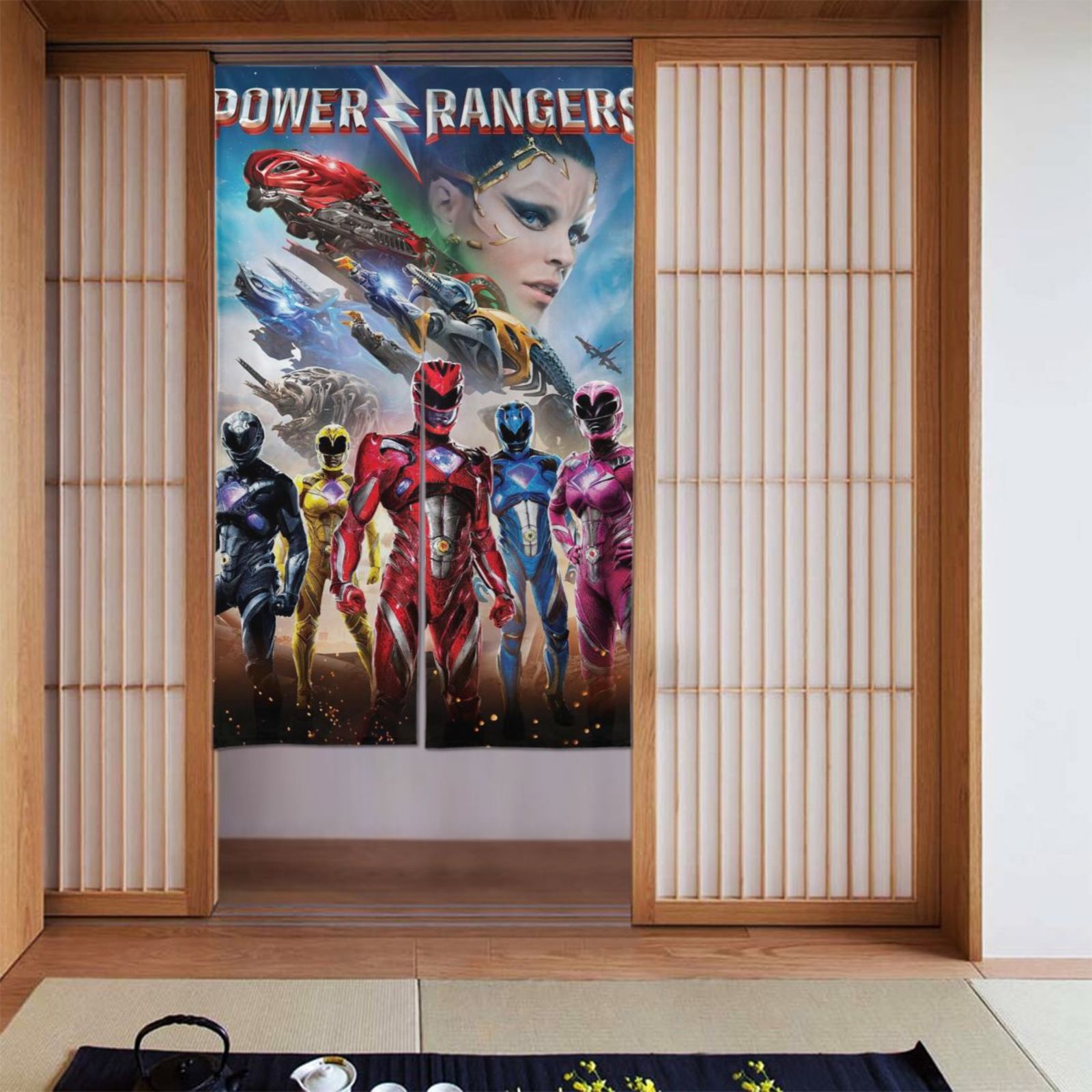 Power Ranger Door Decorations Power Rangers Curtains for Doorways and Closets,Privacy Door Curtain ...