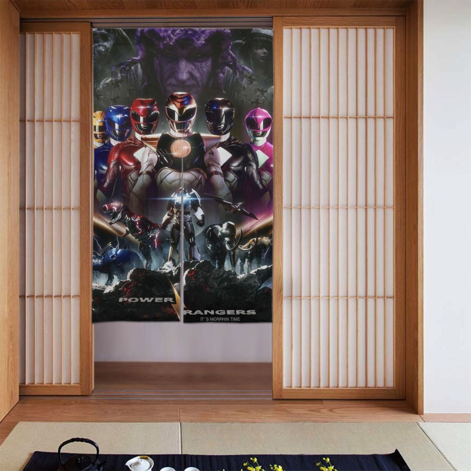 Power Ranger Door Decorations Power Rangers Curtains for Doorways and Closets,Privacy Door Curtain ...