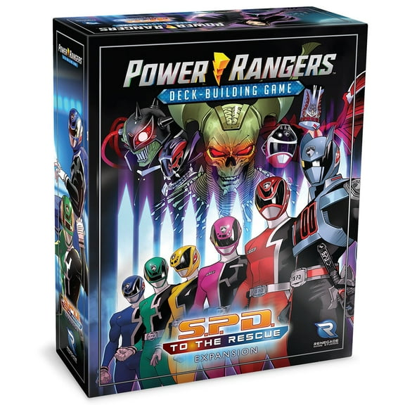 Power Rangers Deck-Building Game: S.P.D. To The Rescue - Expansion Set, Introduces Stackable Cards, Renegade Game Studios, 2-4 Players, 30-70 Mins, Ages 14+