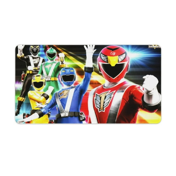 Power Rangers Desk Pad Mouse Pad, Large Gaming Mouse Mat with Stitched Edges, Non-Slip Rubber Base Mous Mat for Office Computer Keyboard Laptop