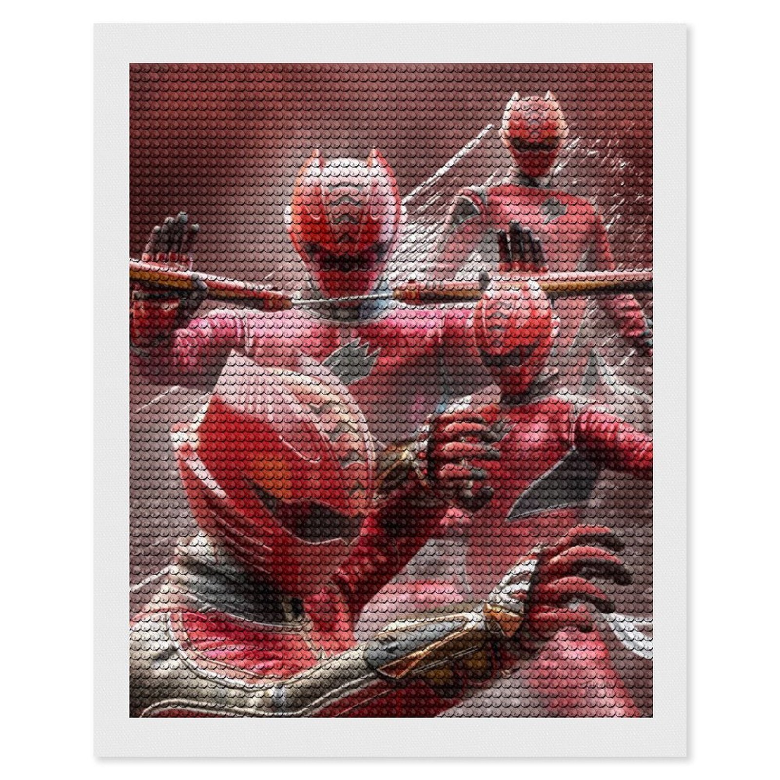 Power Rangers Diamond Art Kits, 5D Diamond Art for Home Wall Art Decor ...