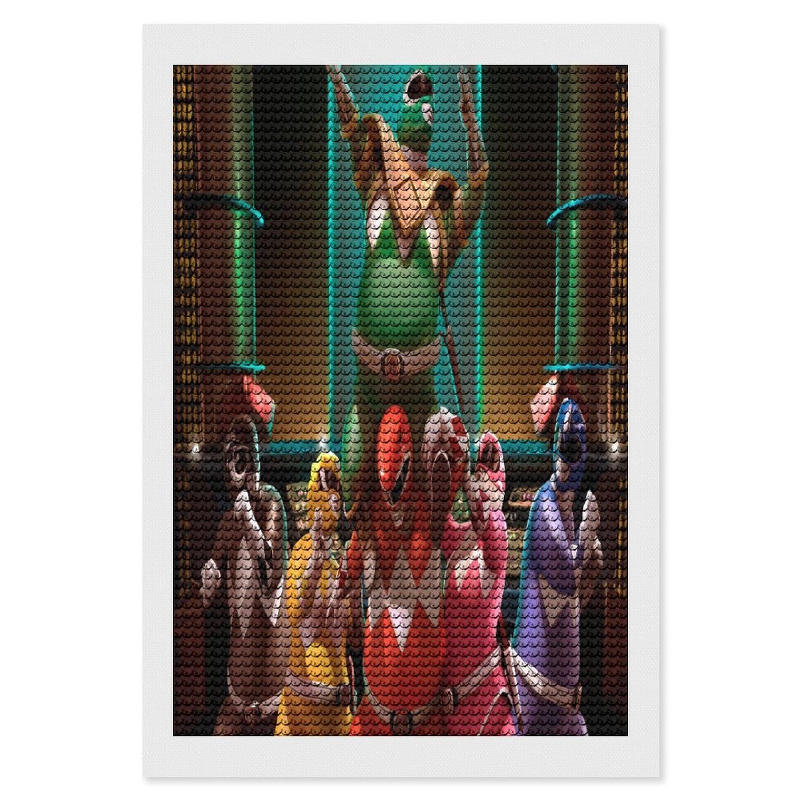 Power Rangers Diamond Art Kits, 5D Diamond Art for Home Wall Art Decor ...