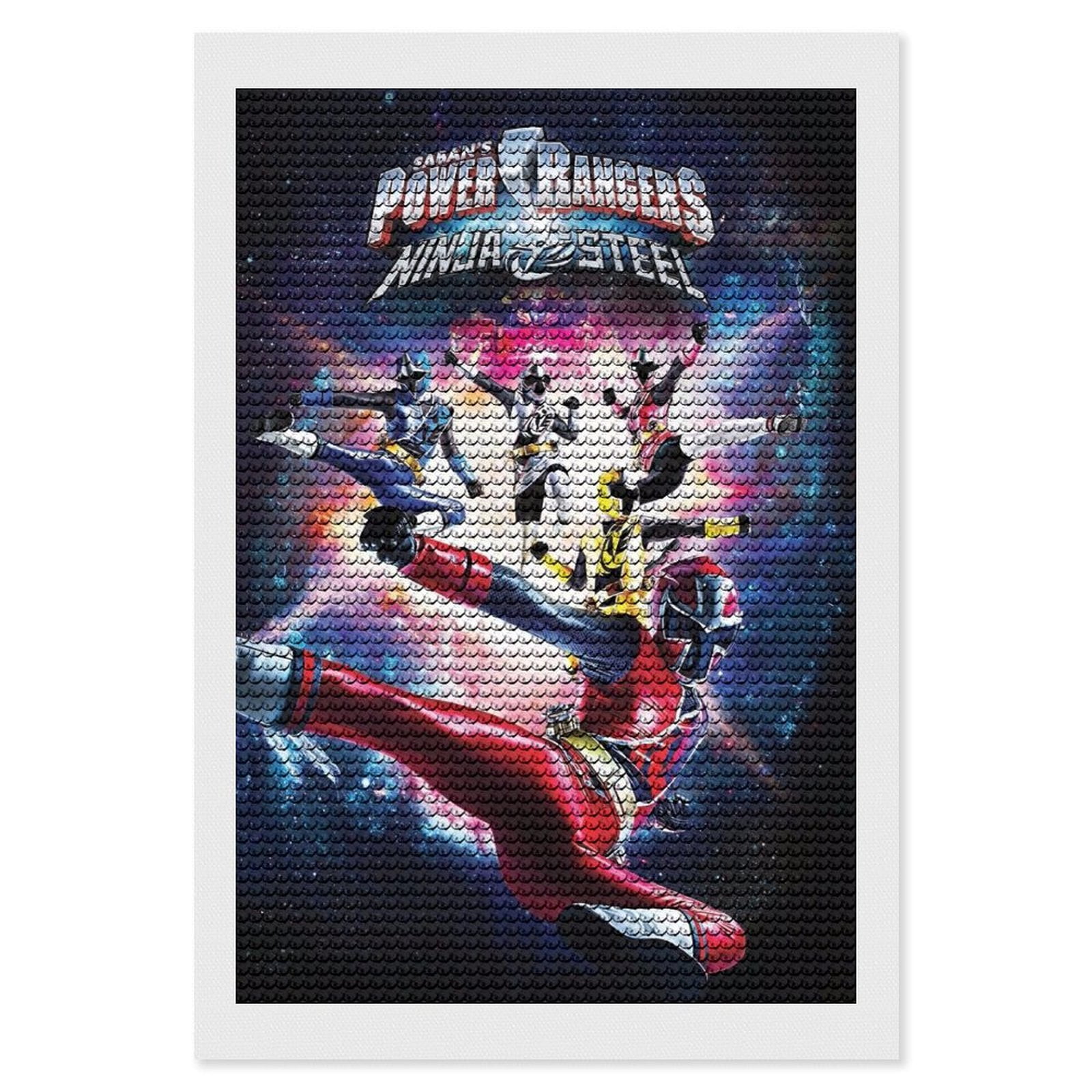 Power Rangers Diamond Art Kits for Adults 5D Diamond Art Kit Paint by ...
