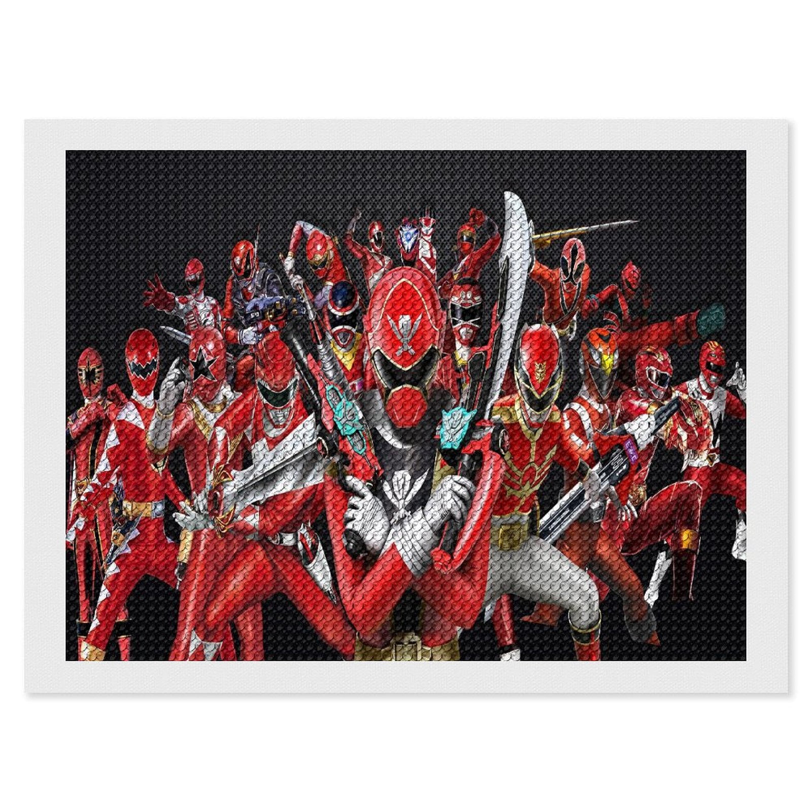Power Rangers Diamond Art Kits for Adults Beginners Round 5D Paint with ...