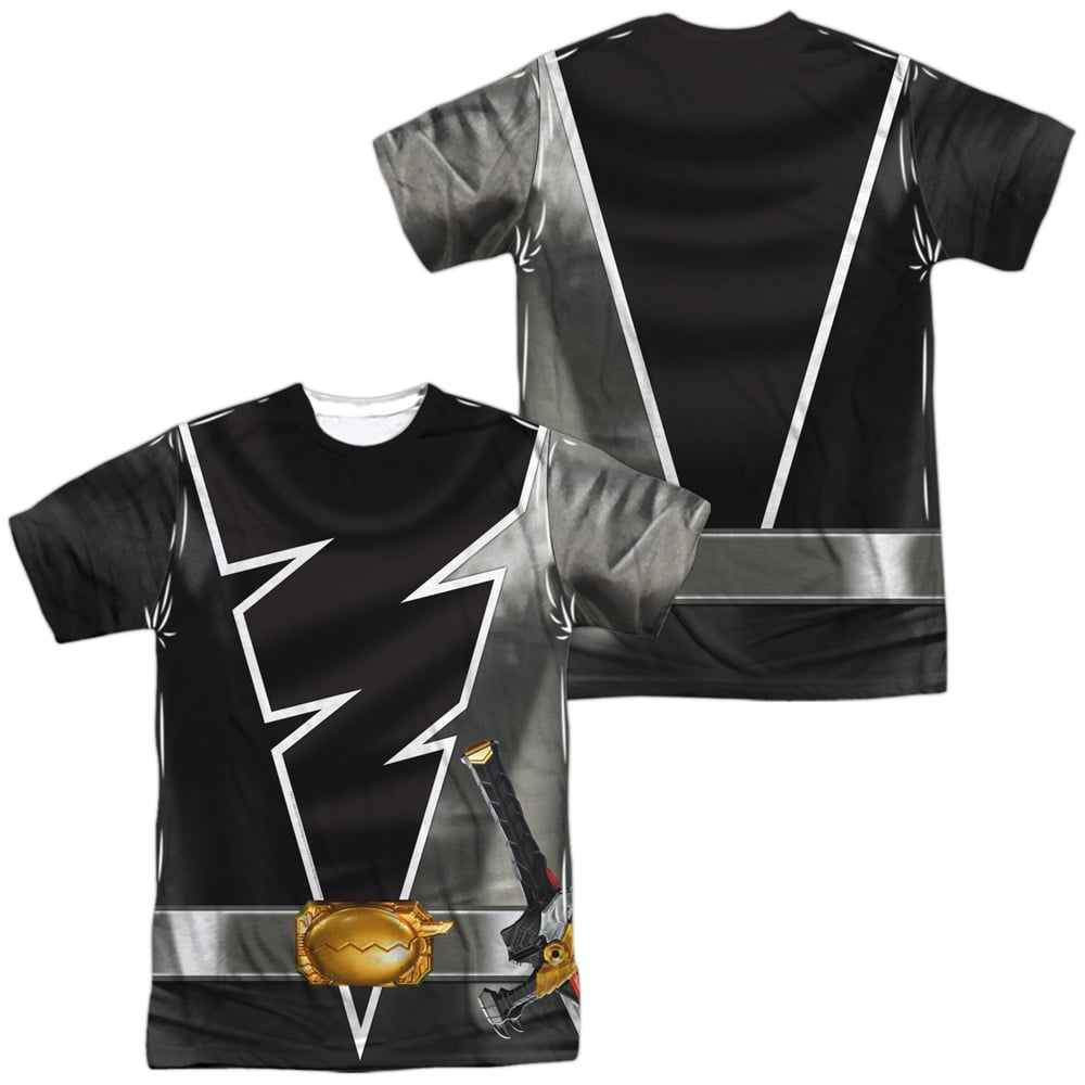 Power Rangers Dino Fury Black Ranger Unisex Adult Sublimated Halloween ...