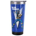 thumbnail image 1 of Power Rangers: Dino Fury Official Blue Ranger Character 20 oz Travel Tumbler, Stainless Steel, Vacuum Insulated with Leak Resistant Slide-Lock Lid, 1 of 6