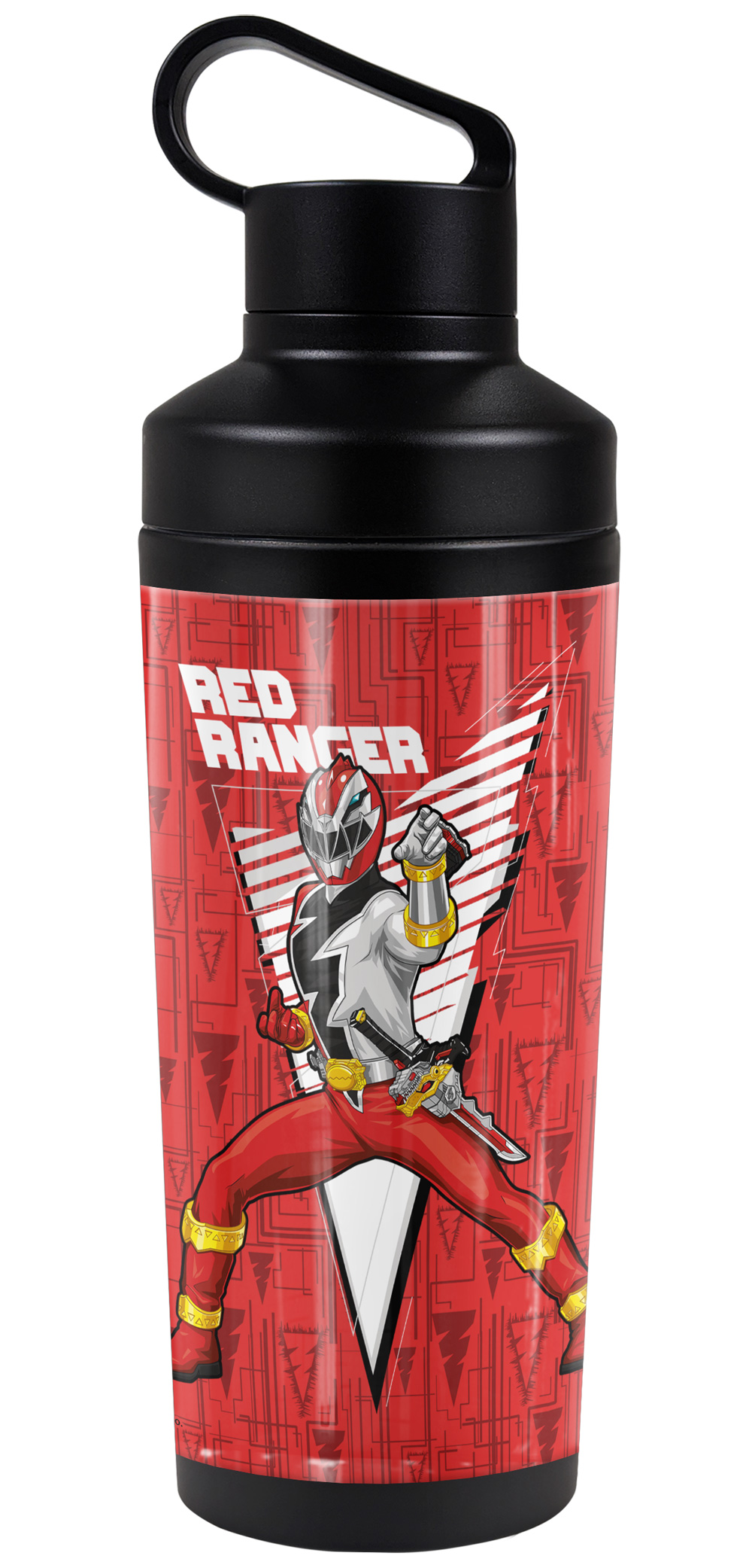 Power Rangers: Dino Fury Official Red Ranger Character 18 oz Insulated ...