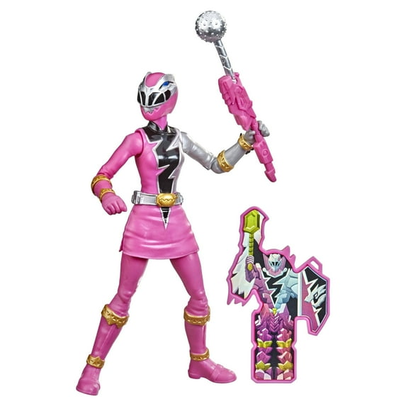 Power Rangers: Dino Fury Pink Ranger Toy Action Figure for Boys and Girls (8”)