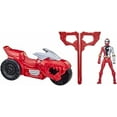 thumbnail image 1 of Power Rangers Dino Fury Rip N Go T-Rex Battle Rider and Dino Fury Red Ranger 6-Inch-Scale Vehicle and Action Figure, Toys Kids 4 and Up, 1 of 5