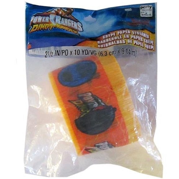 Power Rangers 'DinoThunder' Crepe Paper Streamer (30ft)