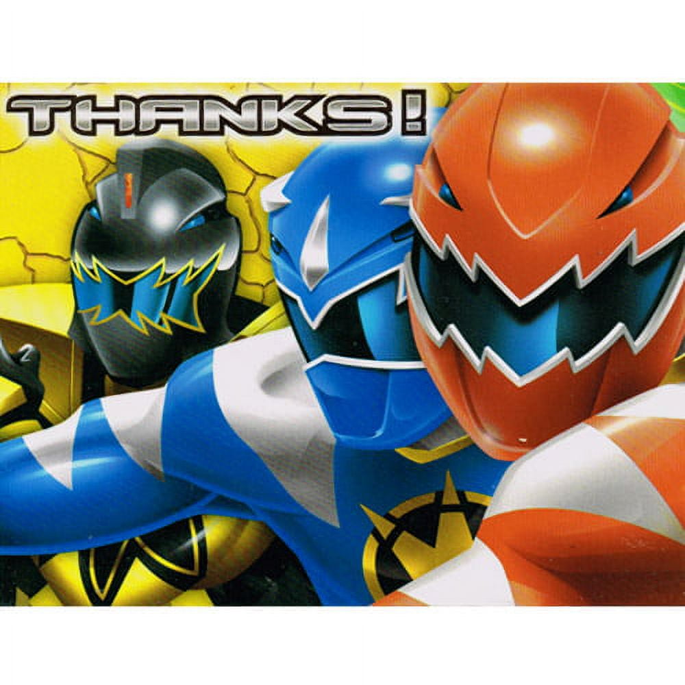 Power Rangers 'DinoThunder' Thank You Notes w/ Envelopes (8ct ...