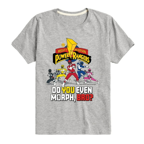 Power Rangers - Do You Morph Bro - Boy's Short Sleeve Tee