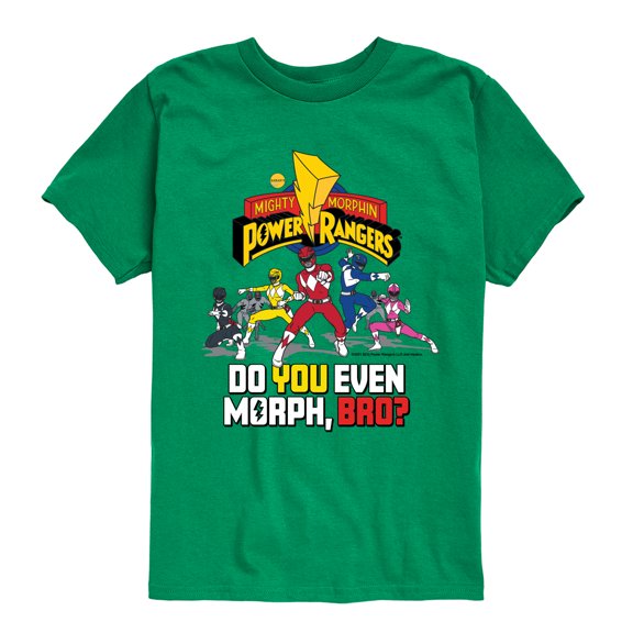 Power Rangers - Do You Morph Bro - Boy's Short Sleeve Tee