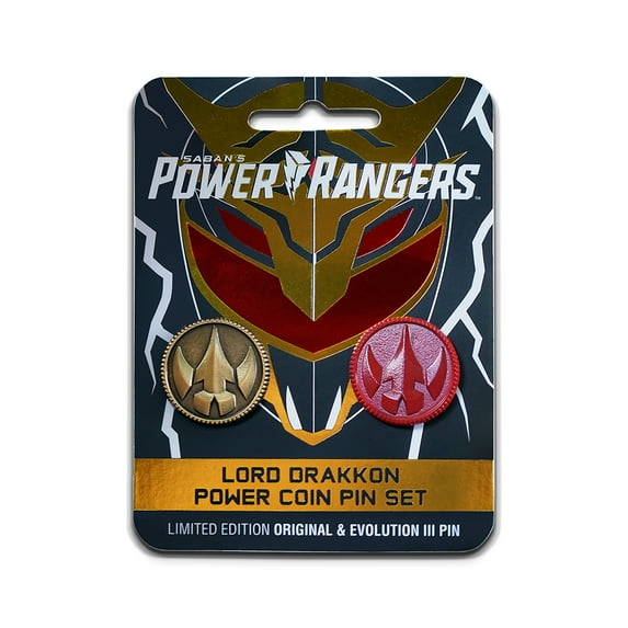 Power Rangers - Drakkon Power Coin Pin Set