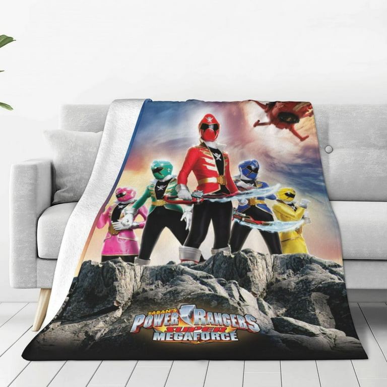 Power Rangers Fleece Blanket Super Soft Cozy Throw Blanket Fuzzy Comfy Flannel Blanket Warm Plush Blankets And Throws For Couch Sofa Bed 40 X30