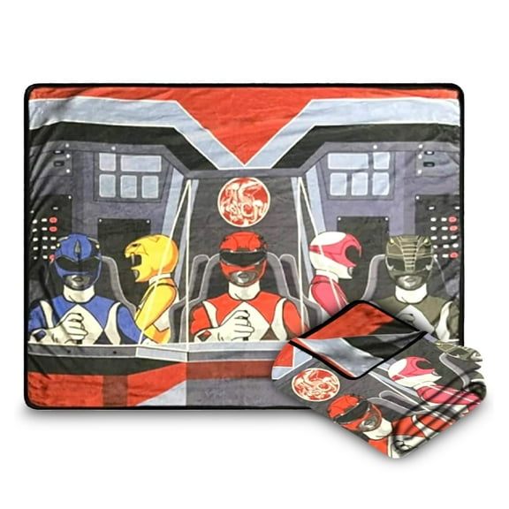 Power Rangers Fleece Softest Comfy Throw Blanket for Adults & Kids| Measures 60 x 45 Inches