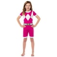 thumbnail image 1 of Power Rangers Kids' Mighty Morphin Character 2 Piece Tight Fit Short Sleeve and Shorts Pajama Set Loungewear, 1 of 7