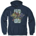 thumbnail image 1 of Power Rangers Go Go Adult Pullover Hoodie Sweatshirt Navy, 1 of 1