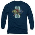 thumbnail image 1 of Power Rangers Go Go Long Sleeve Adult 18/1 T-Shirt Navy, 1 of 1