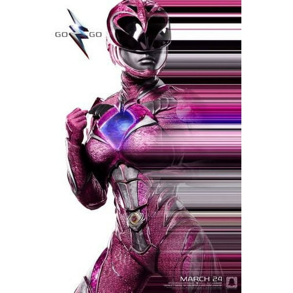 Power Rangers Go Go Movie poster Metal Print 12inx16in Multi-Color Square Adults Posters