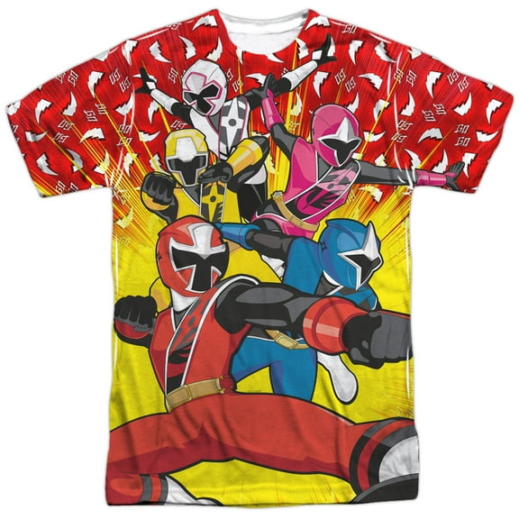 Power Rangers - Go Go Ninja Steel - Short Sleeve Shirt - Medium