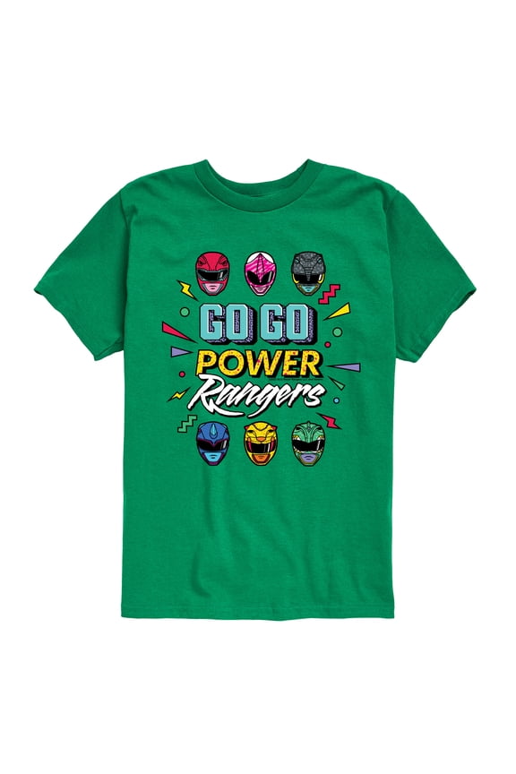 - Go Go Power Rangers - Boy's Short Sleeve Tee