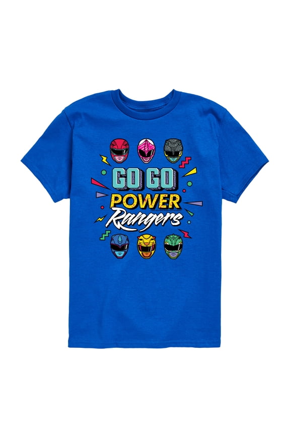 - Go Go Power Rangers - Boy's Short Sleeve Tee
