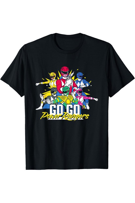 Power Rangers Go Go Retro 90s T-Shirt, Unisex T-Shirt