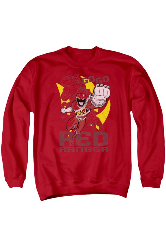Power Rangers - Go Red - Crewneck Sweatshirt - Medium
