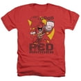 thumbnail image 1 of Power Rangers - Go Red - Heather Short Sleeve Shirt - Large, 1 of 2