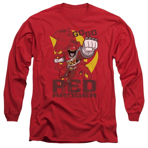 Power Rangers - Go Red - Long Sleeve Shirt - X-Large