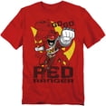 thumbnail image 1 of Power Rangers T-Shirt Go Red Unisex Graphic Tee For Men & Women, 1 of 7