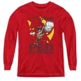 thumbnail image 1 of Power Rangers & Go Red Youth Long Sleeve Tee Shirt, Red - Large, 1 of 1