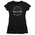 thumbnail image 1 of Power Rangers Greatest Glory Junior Women's T-Shirt Sheer Black, 1 of 2
