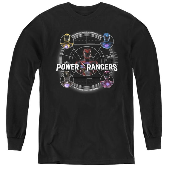 Power Rangers - Greatest Glory - Youth Long Sleeve Shirt - Large