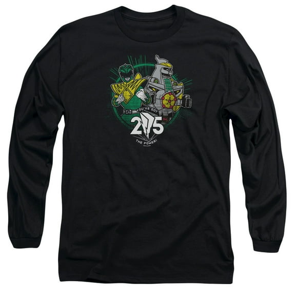 Power Rangers - Green 25 - Long Sleeve Shirt - Medium