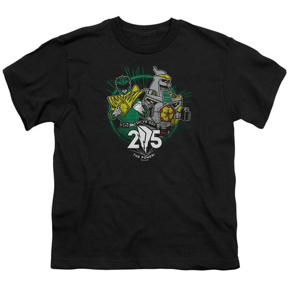Power Rangers - Green 25 - Youth Short Sleeve Shirt - Small