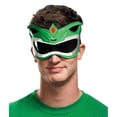 thumbnail image 1 of Adults Green Mighty Morphin Power Ranger 1/4 Mask Costume Accessory, 1 of 2