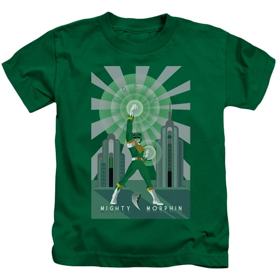 Power Rangers - Green Ranger Deco - Juvenile Short Sleeve Shirt - 7