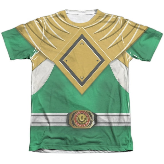 Power Rangers - Green Ranger (Front/Back Print) - Short Sleeve Shirt - Small