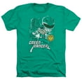 thumbnail image 1 of Power Rangers - Green Ranger - Heather Short Sleeve Shirt - X-Large, 1 of 2