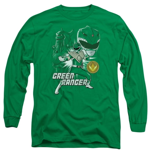 Power Rangers - Green Ranger - Long Sleeve Shirt - X-Large