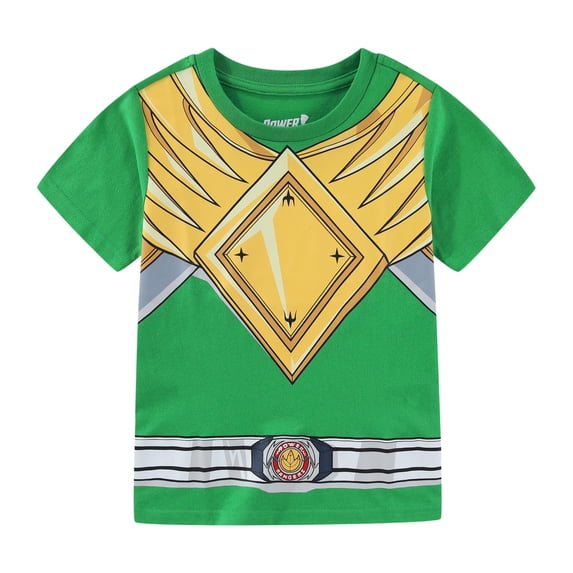 Power Rangers Green Ranger Short Sleeve T-Shirt (Boys), Sizes 4-8