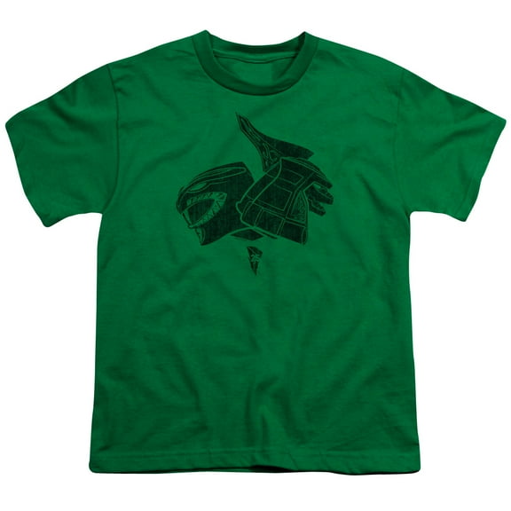 Power Rangers - Green - Youth Short Sleeve Shirt - Medium