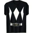 thumbnail image 1 of Power Rangers Halloween Black Ranger Costume T-Shirt, 1 of 6