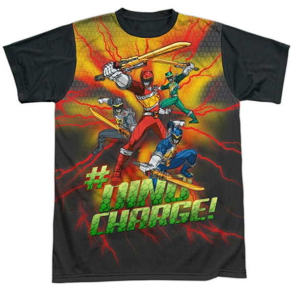 Power Rangers Hashtag Unisex Adult Halloween Costume Sublimated T Shirt